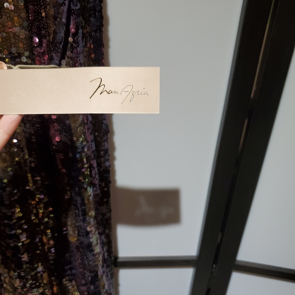 Max Azria Sequin A line dress - Picture 3 of 10